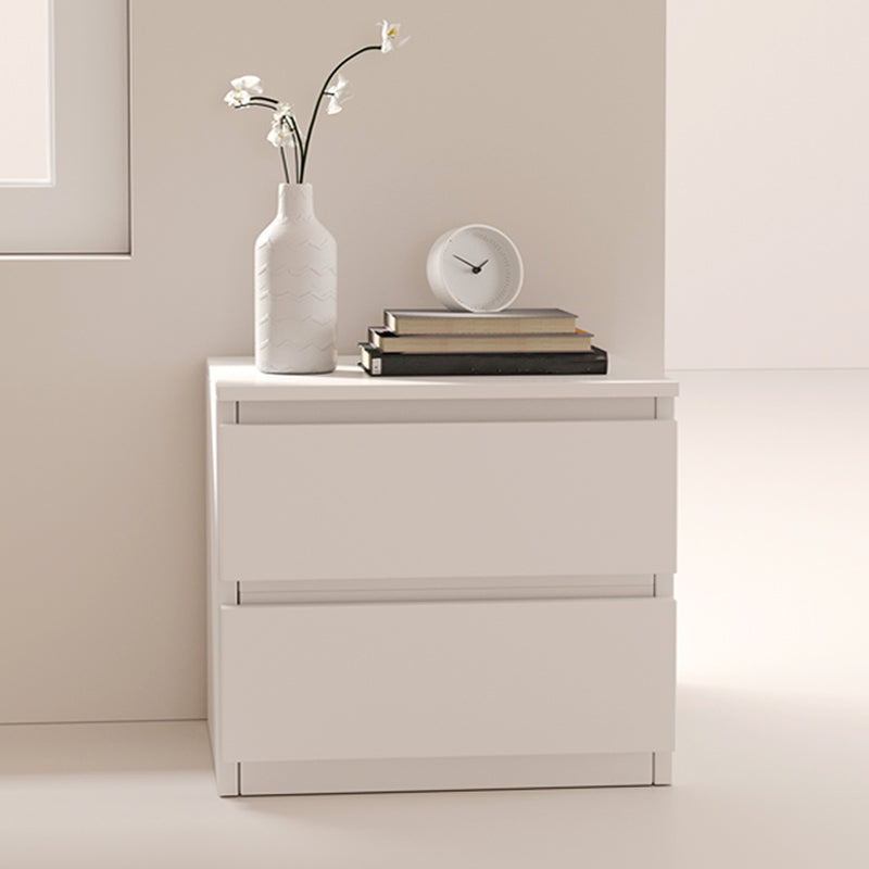 Modern White/Natural Chest with Wooden Drawers Rectangle Chest Clearhalo 'Cabinets & Chests' 'cabinets_chests' 'furn' 'furn_cabinets_chests' 'Furniture' 'Living Room Furniture' 6994873