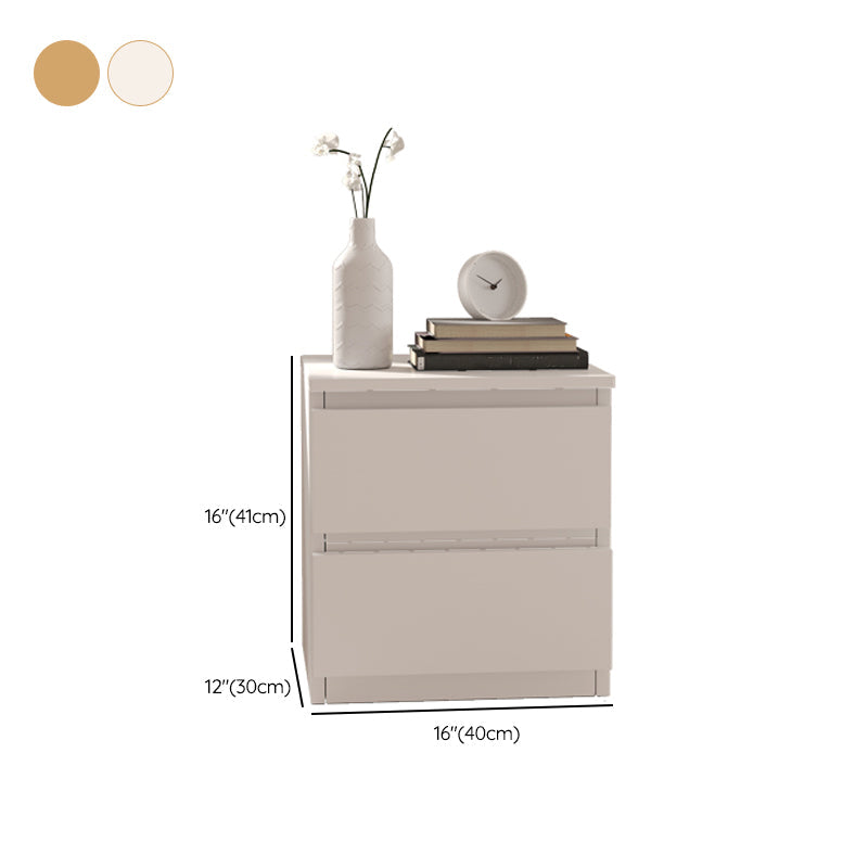 Modern White/Natural Chest with Wooden Drawers Rectangle Chest Clearhalo 'Cabinets & Chests' 'cabinets_chests' 'furn' 'furn_cabinets_chests' 'Furniture' 'Living Room Furniture' 6994901