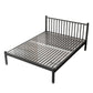 Contemporary Metal Standard Bed with Metal Legs Bed Frame with Headboard