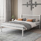 Contemporary Metal Standard Bed with Metal Legs Bed Frame with Headboard