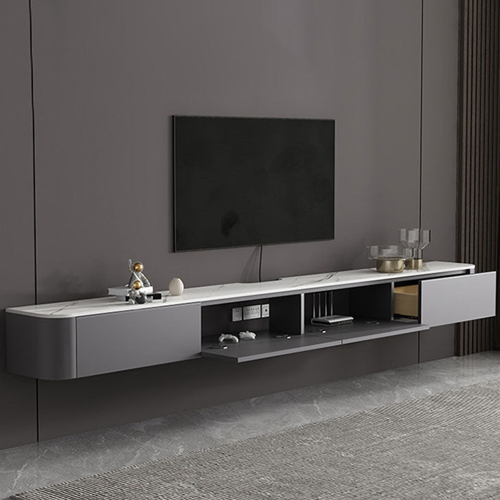 Stone TV Media Console Contemporary Media Console with Drawers Clearhalo 'furn' 'furn_tv_stands_entertainment_centers' 'Furniture' 'Living Room Furniture' 'TV Stands & Entertainment Centers' 'TV Stands & Media Storage Furniture' 'tv_stands_entertainment_centers' 6995218