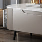 Stone TV Media Console Contemporary Media Console with 2 Drawers Clearhalo 'furn' 'furn_tv_stands_entertainment_centers' 'Furniture' 'Living Room Furniture' 'TV Stands & Entertainment Centers' 'TV Stands & Media Storage Furniture' 'tv_stands_entertainment_centers' 6995235