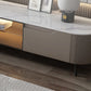 Stone TV Media Console Contemporary Media Console with 2 Drawers Clearhalo 'furn' 'furn_tv_stands_entertainment_centers' 'Furniture' 'Living Room Furniture' 'TV Stands & Entertainment Centers' 'TV Stands & Media Storage Furniture' 'tv_stands_entertainment_centers' 6995236