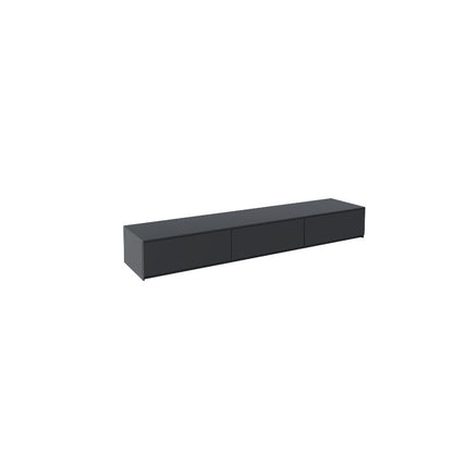 Contemporary TV Stand Console Black Stone Media Console with Drawers https: res.litfad.com site img item 2022 12 24 6995242 1200x1200.jpg Clearhalo 'furn' 'furn_tv_stands_entertainment_centers' 'Furniture' 'Living Room Furniture' 'TV Stands & Entertainment Centers' 'TV Stands & Media Storage Furniture' 'tv_stands_entertainment_centers' 6995242