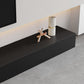 Contemporary TV Stand Console Black Stone Media Console with Drawers Clearhalo 'furn' 'furn_tv_stands_entertainment_centers' 'Furniture' 'Living Room Furniture' 'TV Stands & Entertainment Centers' 'TV Stands & Media Storage Furniture' 'tv_stands_entertainment_centers' 6995249