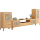 Solid Wood TV Media Console Contemporary TV Console with Drawers Clearhalo 'furn' 'furn_tv_stands_entertainment_centers' 'Furniture' 'Living Room Furniture' 'TV Stands & Entertainment Centers' 'TV Stands & Media Storage Furniture' 'tv_stands_entertainment_centers' 6995319