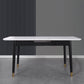 Modern Dining Table Rectangle Extendable Dining Table for Dining Room