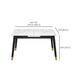 Modern Dining Table Rectangle Extendable Dining Table for Dining Room