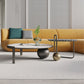 Round Stone Coffee Table Set Stainless Steel Simple Cocktail Table Clearhalo 'Coffee & Accent Tables' 'Coffee Tables' 'coffee_tables' 'furn' 'furn_coffee_tables' 'Furniture' 'Living Room Furniture' 6998359