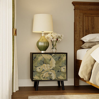 ベッドルーム用の2つの引き出し付きのコンテンポラリーナイトテーブルストレージアクセントテーブルナイトスタンド