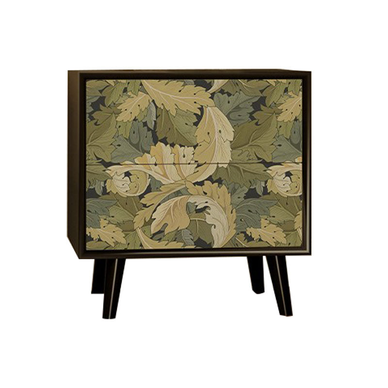 ベッドルーム用の2つの引き出し付きのコンテンポラリーナイトテーブルストレージアクセントテーブルナイトスタンド