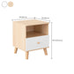 Modernism Bed Nightstand Storage Drawer Night Table for Home Clearhalo 'Bedroom Furniture' 'furn' 'furn_night_stand' 'Furniture' 'night_stand' 'Nightstands' 6999112