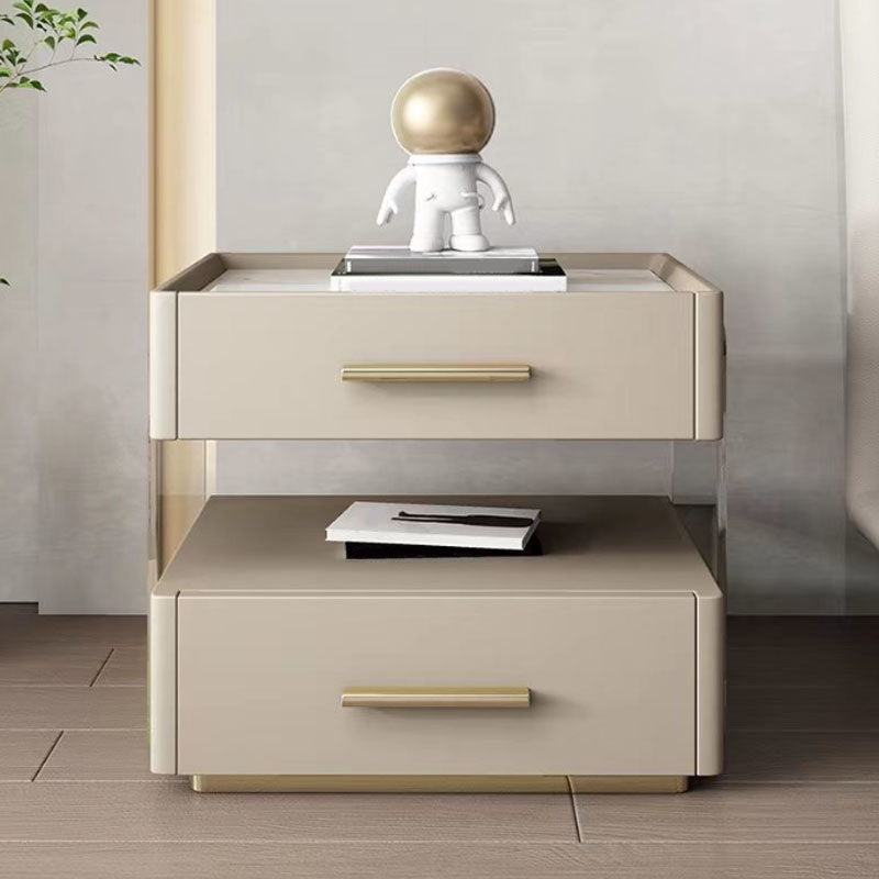 Glam Accent Table table de nuit ouverte Stand de nuit pour chambre à coucher et maison