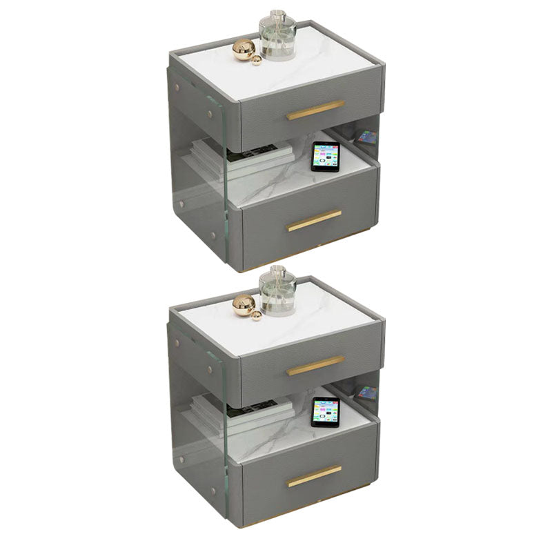 Glam Accent Table table de nuit ouverte Stand de nuit pour chambre à coucher et maison