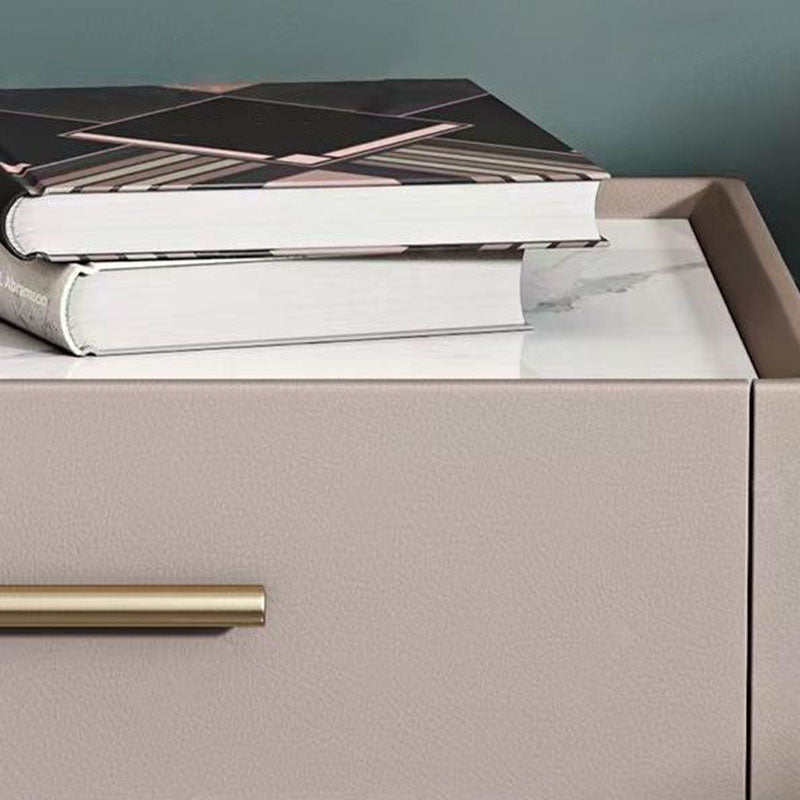 グラムアクセントテーブルナイトスタンドオープンストレージナイトスタンドベッドルームとホーム