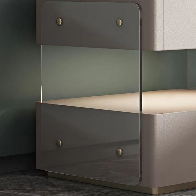 Glam Accent Table table de nuit ouverte Stand de nuit pour chambre à coucher et maison