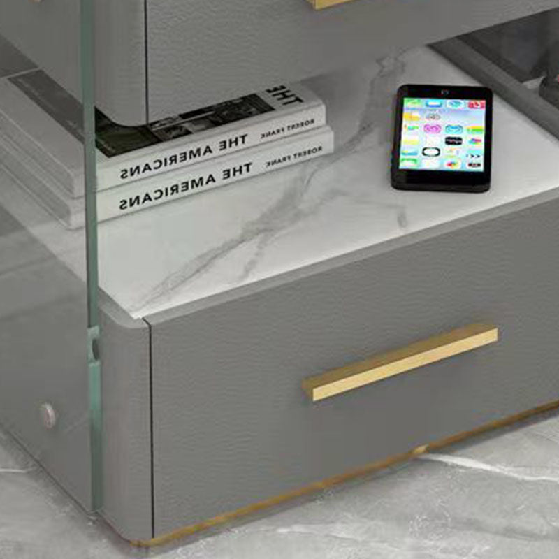 Glam Accent Table table de nuit ouverte Stand de nuit pour chambre à coucher et maison