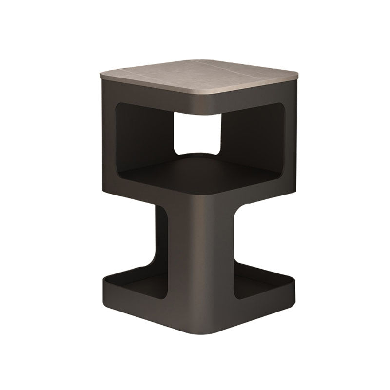 Glam Accent Table Nachtstand metaal/stenen nachttafel voor slaapkamer