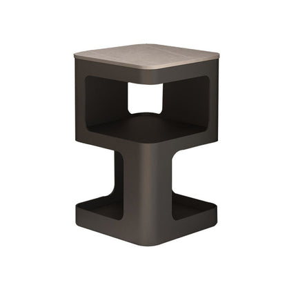 Glam Accent Table Nachtstand metaal/stenen nachttafel voor slaapkamer