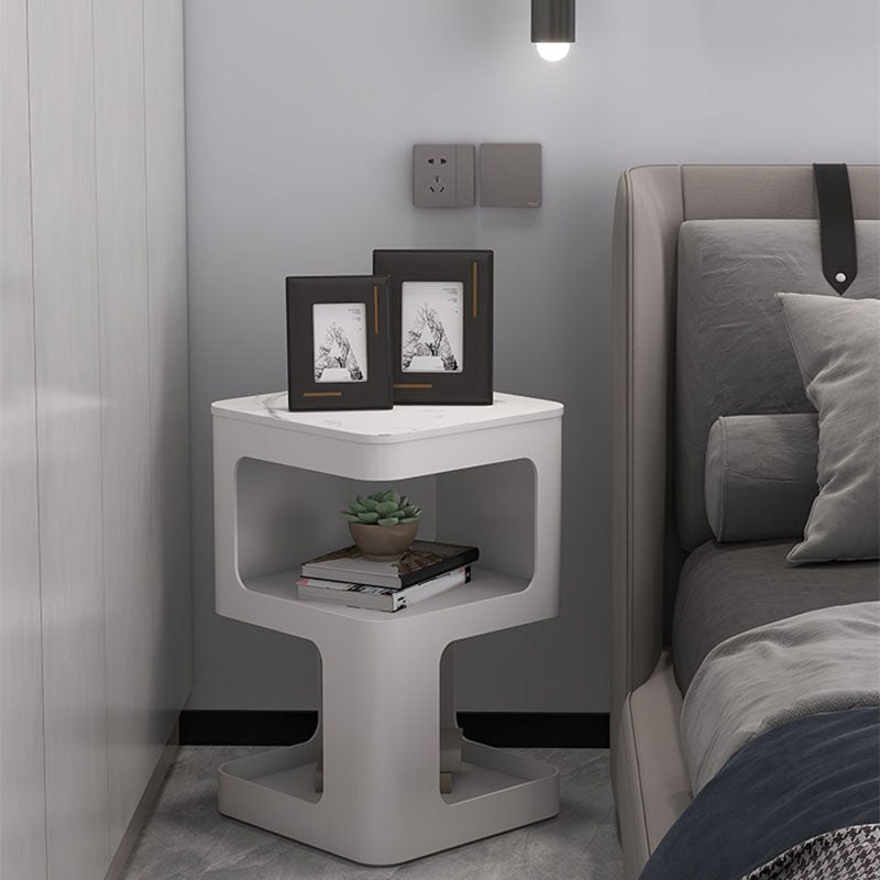 Glam Accent Table Nachtstand metaal/stenen nachttafel voor slaapkamer