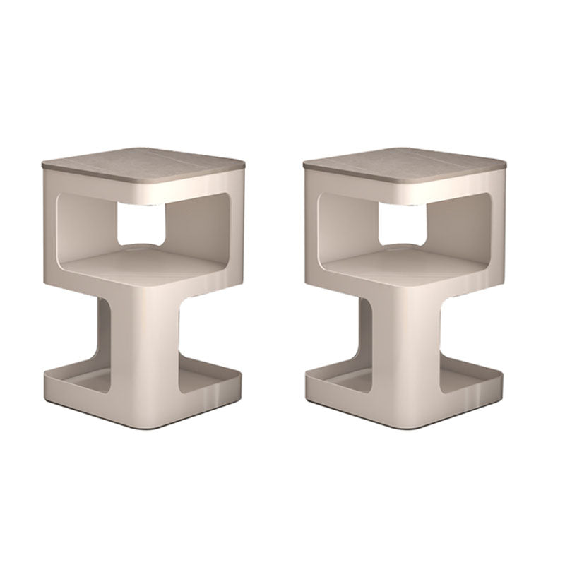 Glam Accent Table Nachtstand metaal/stenen nachttafel voor slaapkamer