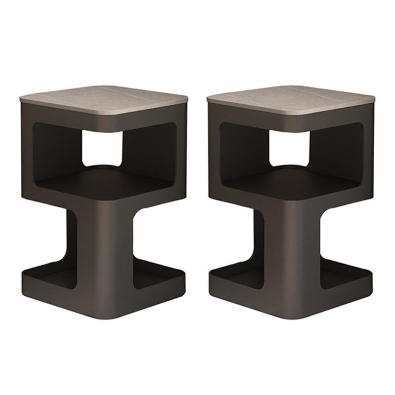 Glam Accent Table Nachtstand metaal/stenen nachttafel voor slaapkamer