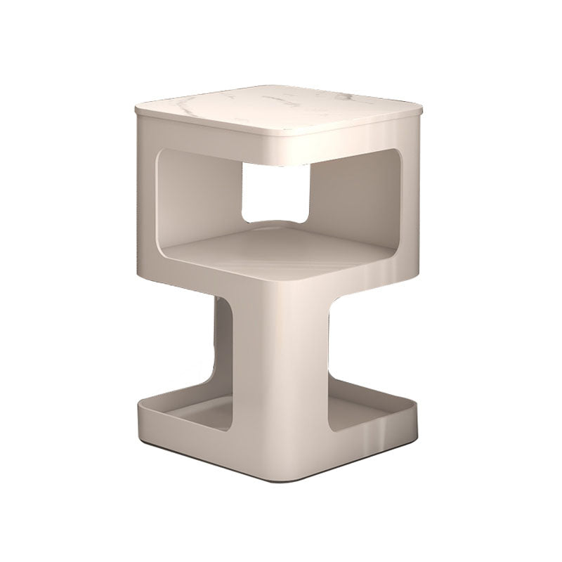 Glam Accent Table Nachtstand metaal/stenen nachttafel voor slaapkamer