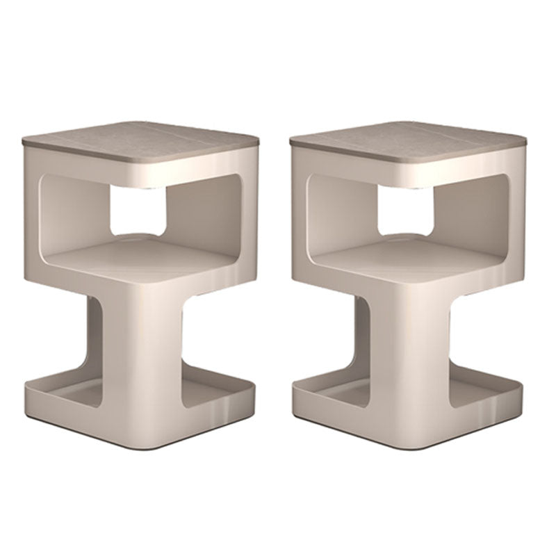 Glam Accent Table Nachtstand metaal/stenen nachttafel voor slaapkamer