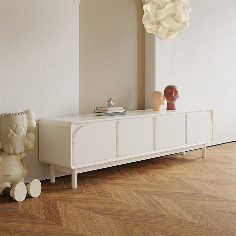 Enclosed Storage Media Console Wooden TV Media Stand for Living Room Clearhalo 'furn' 'furn_tv_stands_entertainment_centers' 'Furniture' 'Living Room Furniture' 'TV Stands & Entertainment Centers' 'TV Stands & Media Storage Furniture' 'tv_stands_entertainment_centers' 6999202