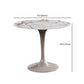 Glam Dinette Set para el hogar 1/2/3 PCS Juego de mesa de comedor blanca brillante