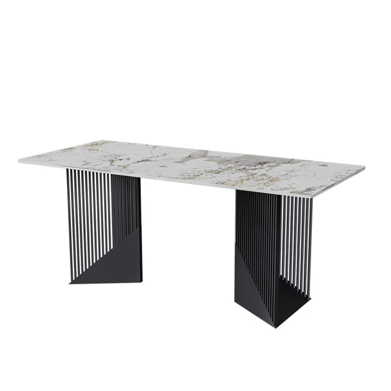 灰色の椅子を備えたメタルダイネットセット1/2/4/7 PCSグラムダイニングテーブルセット