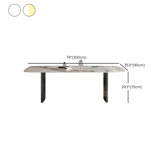 Juego de mesa de comedor rectangular 1/4/5/6 PCS Modern Dinette Juego para cocina