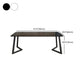 Modern Rectangle Stone Dining Table 1/2/5/7 Pieces Dining Set for Living Room Clearhalo 'Dining Room Sets' 'Dining Tables & Seating' 'dining_room_set' 'furn' 'furn_dining_room_set' 'Furniture' 'Kitchen & Dining Furniture' 6999347