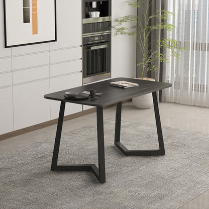 Mesa de comedor rectangular de piedra moderna 1/2/5/7 piezas de comedor juego para cocina