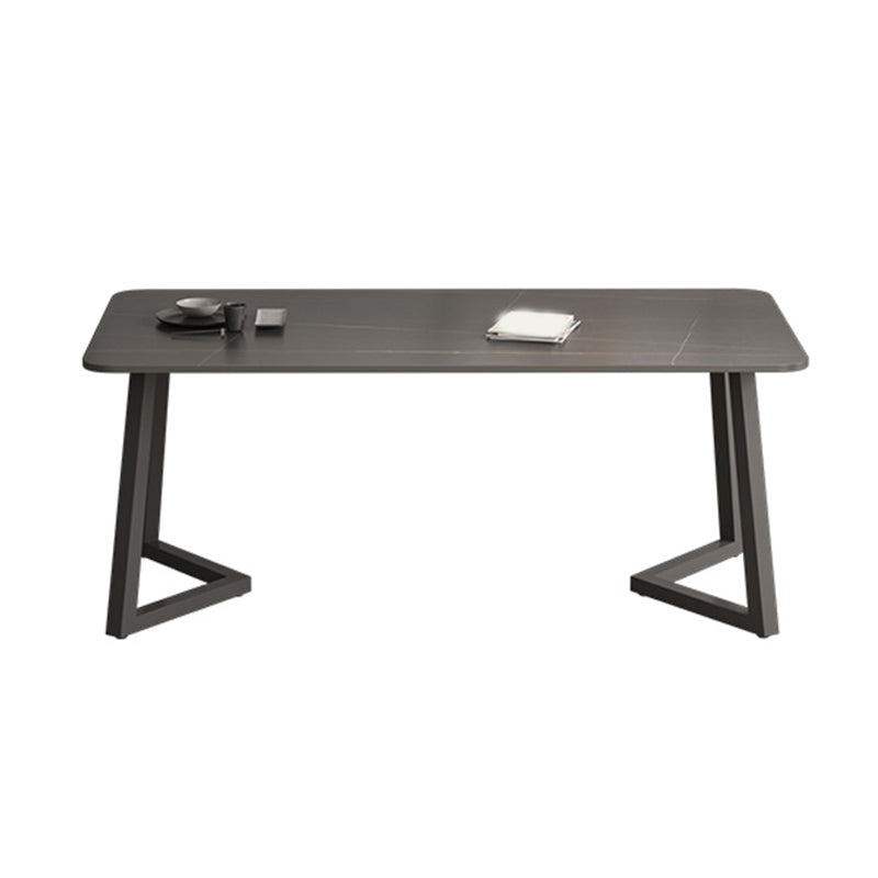 Mesa de comedor rectangular de piedra moderna 1/2/5/7 piezas de comedor juego para cocina