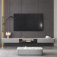 Console multimediale per TV con contenitore chiuso Console multimediale in pietra con cassetti