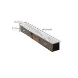 Console multimediale di pietra per multimediale di archiviazione di archiviazione chiusa con cassetti