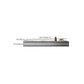 Console multimediale in finto legno Console TV grigia contemporanea con cassetti