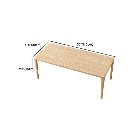Mesa de comedor de madera rectangular moderna 1/5/6/7 piezas de comedor juego para comedor