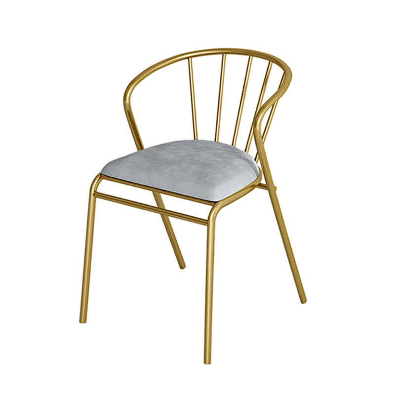 Nordic Rectangle Stone Dining Table 1/5/7 Pieces Dining Set for Dining Room 1 Gold Chair Clearhalo 'Dining Room Sets' 'Dining Tables & Seating' 'dining_room_set' 'furn' 'furn_dining_room_set' 'Furniture' 'Kitchen & Dining Furniture' 6999506