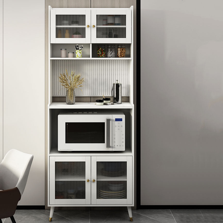 Ultra Modern Dining Hutch Faux Wood Storage Cabinet for Dining Room Clearhalo 'Display & China Cabinets' 'display_china_cabinets' 'furn' 'furn_display_china_cabinets' 'Furniture' 'Kitchen & Dining Furniture' 6999539