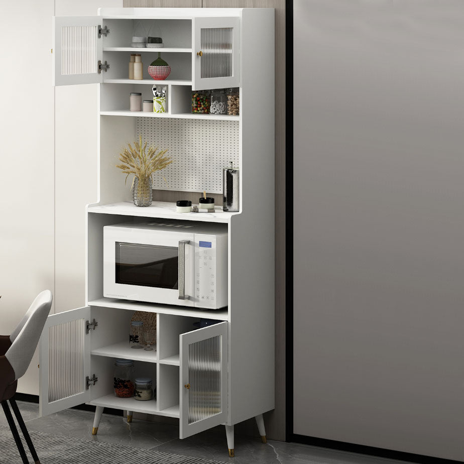 Ultra Modern Dining Hutch Faux Wood Storage Cabinet for Dining Room Clearhalo 'Display & China Cabinets' 'display_china_cabinets' 'furn' 'furn_display_china_cabinets' 'Furniture' 'Kitchen & Dining Furniture' 6999544