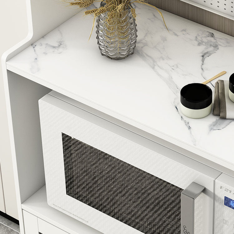 Ultra Modern Dining Hutch Faux Wood Storage Cabinet for Dining Room Clearhalo 'Display & China Cabinets' 'display_china_cabinets' 'furn' 'furn_display_china_cabinets' 'Furniture' 'Kitchen & Dining Furniture' 6999549