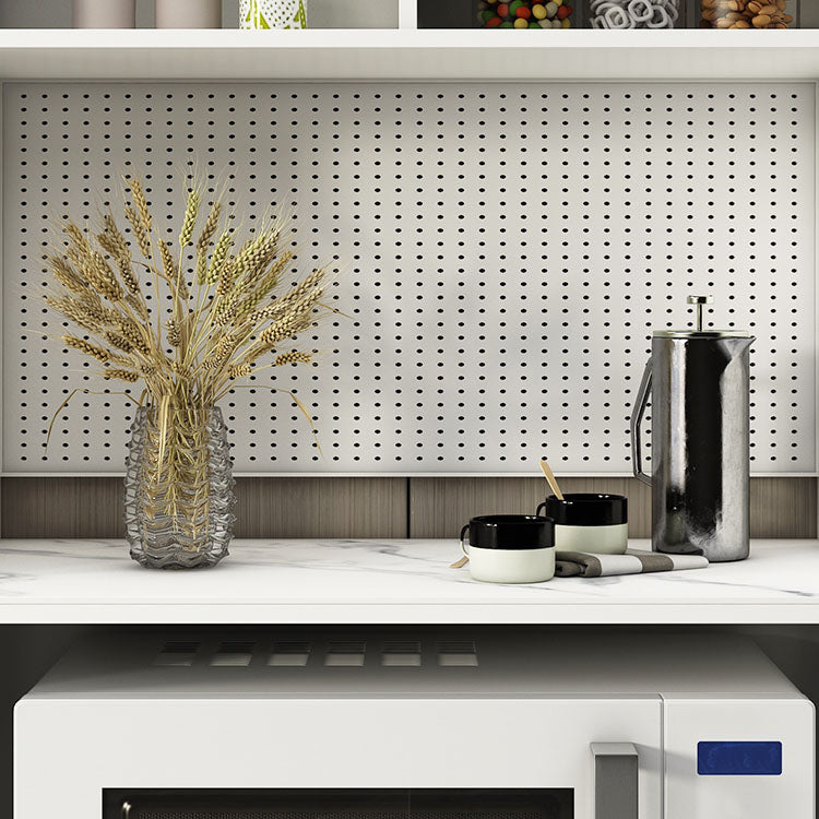 Ultra Modern Dining Hutch Faux Wood Storage Cabinet for Dining Room Clearhalo 'Display & China Cabinets' 'display_china_cabinets' 'furn' 'furn_display_china_cabinets' 'Furniture' 'Kitchen & Dining Furniture' 6999550