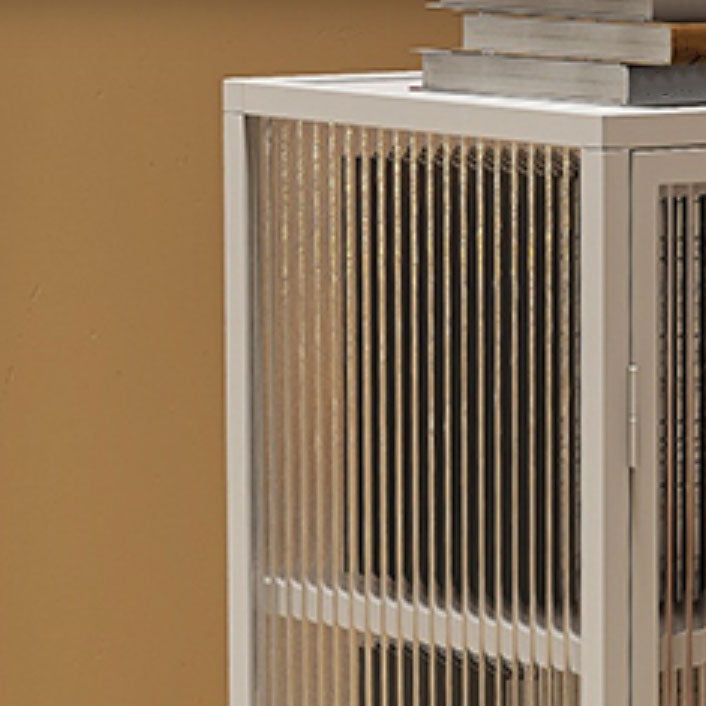 Mobile contemporaneo porte in vetro mobile in metallo con porte