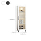 Contemporary Display Stand Faux Wood Glass Doors Storage Cabinet with Door Clearhalo 'Display & China Cabinets' 'display_china_cabinets' 'furn' 'furn_display_china_cabinets' 'Furniture' 'Kitchen & Dining Furniture' 6999714
