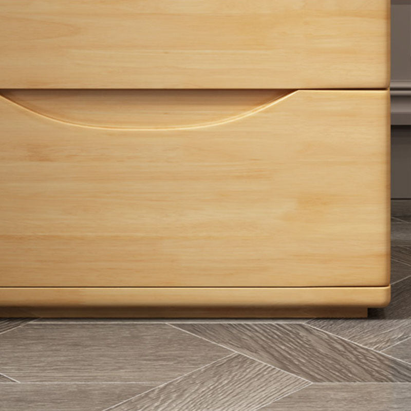 Comodino tavolo da tavolo da tavolo da notte in legno contemporaneo con 2 cassetti per la casa