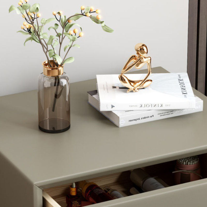 Modernismo di stoccaggio tavolo da notte 2 cassetti comodini da letto per camera da letto