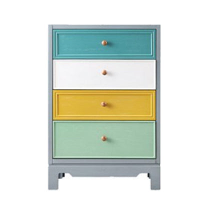 Coastal Storage Chest Solid Wood Storage Chest Dresser , 15.6 Inch Width