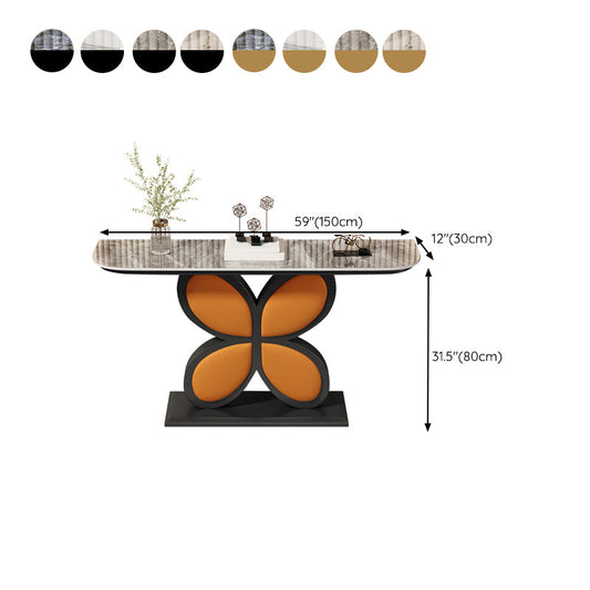 Stone Half Moon Table 1-plataforma de 31.5 pulgadas de altura Mesa de acento